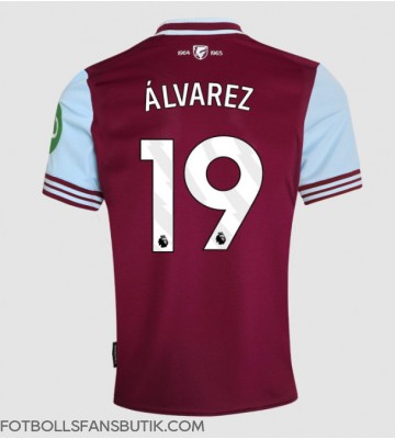 West Ham United Edson Alvarez #19 Replika Hemmatröja 2024-25 Kortärmad